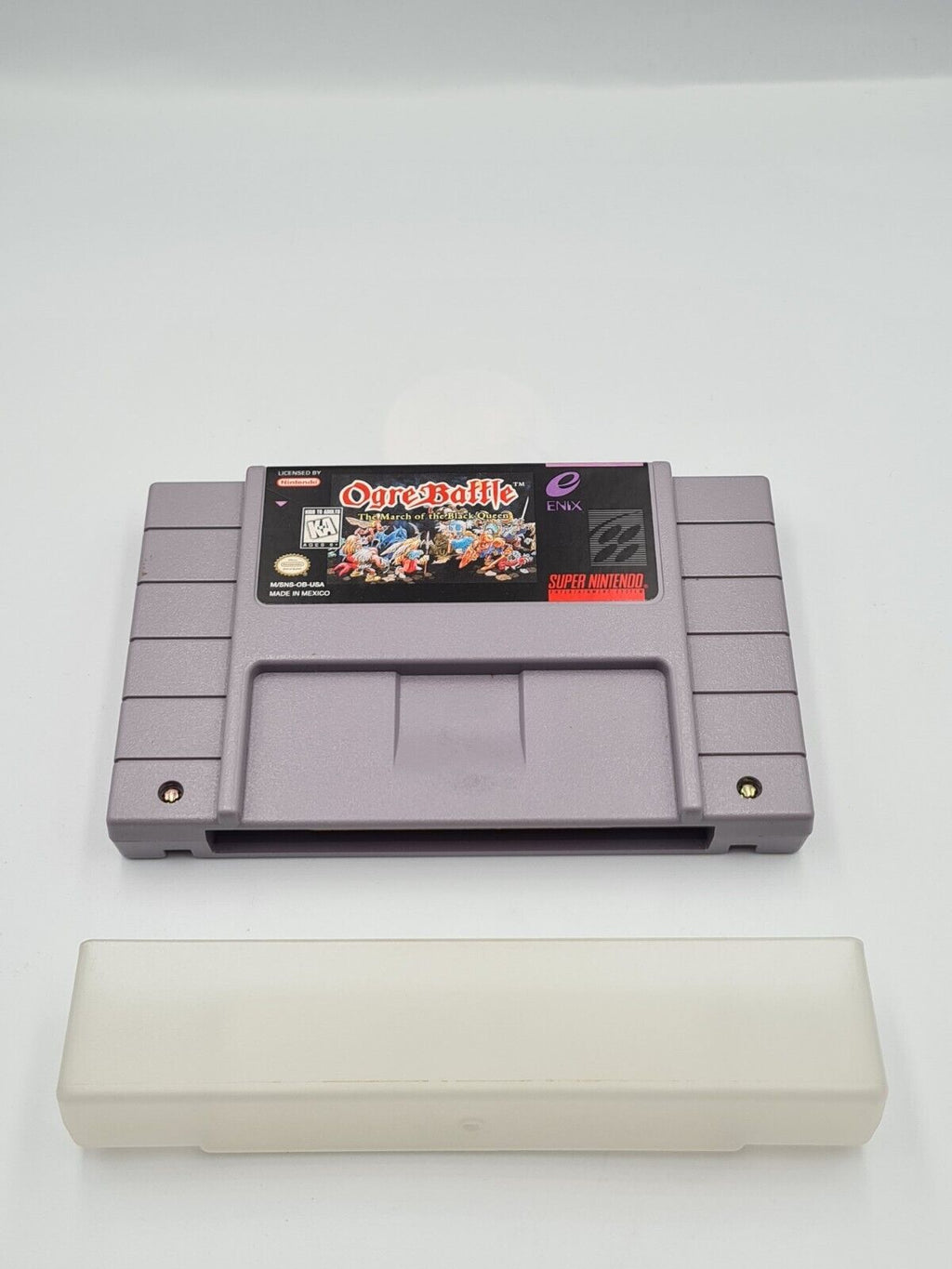SNES Super Nintendo Ogre Battle mit OVP und Anleitung + Karten NTSC-USA - T-Retro-Games 