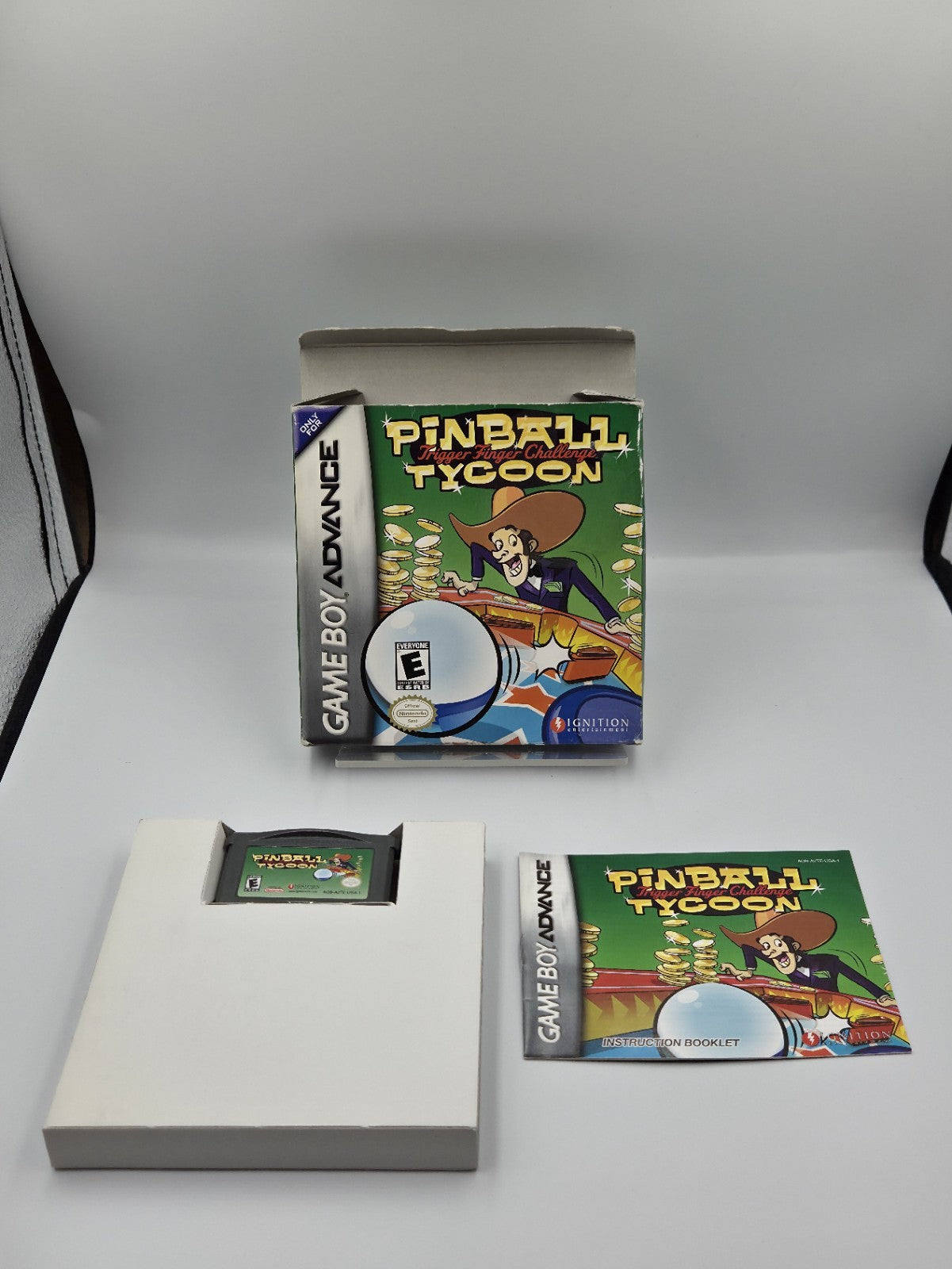 Nintendo Game Boy Advance Pinball Tycoon mit OVP und Anleitung USA