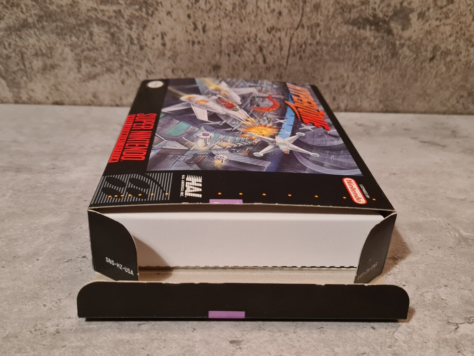 SNES Super Nintendo HyperZone mit OVP und Anleitung NTSC-USA - T-Retro-Games 