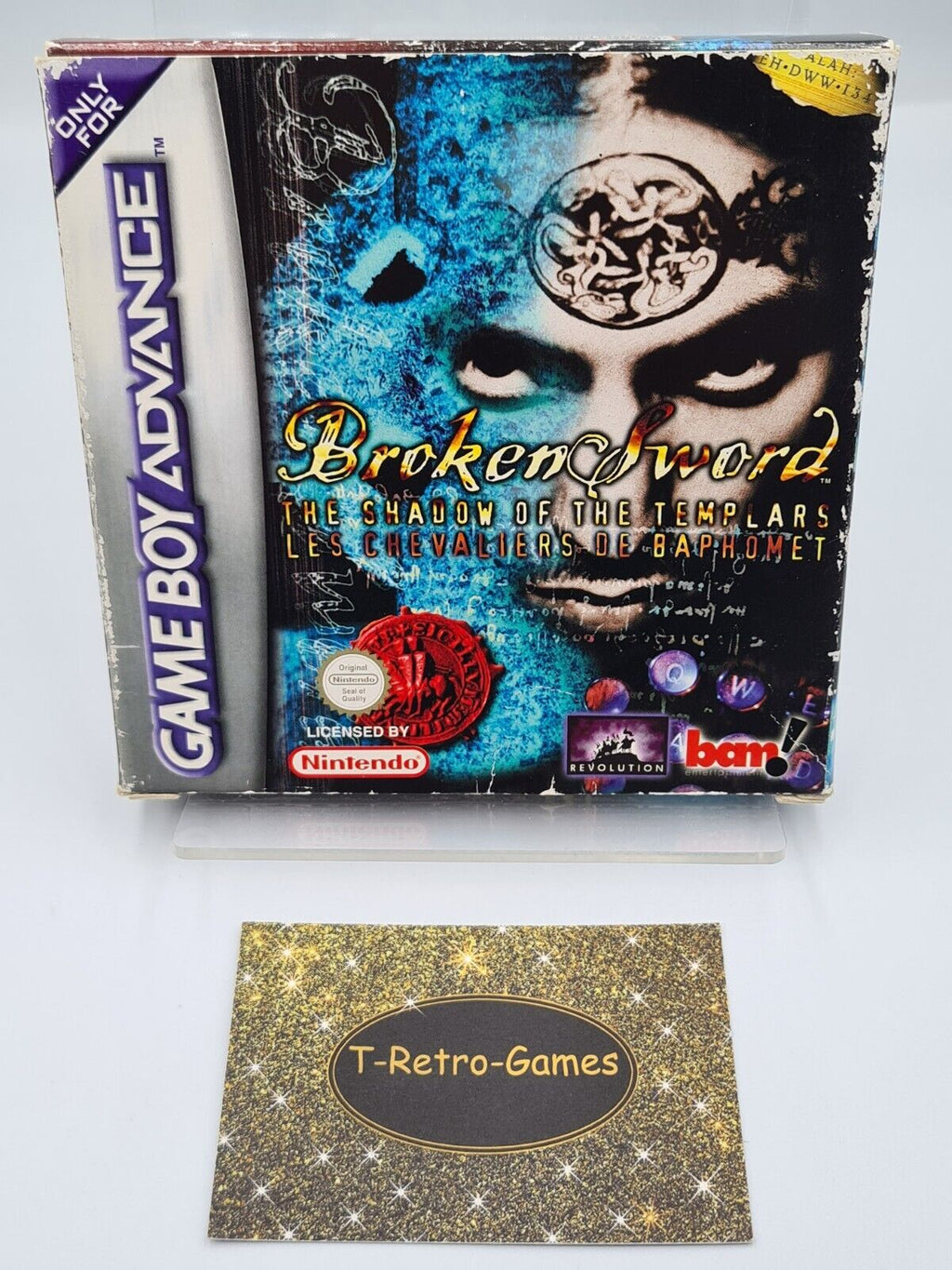 Game Boy Advance Broken Sword Shadow of The Templars mit OVP und Anleitung EUR - T-Retro-Games 