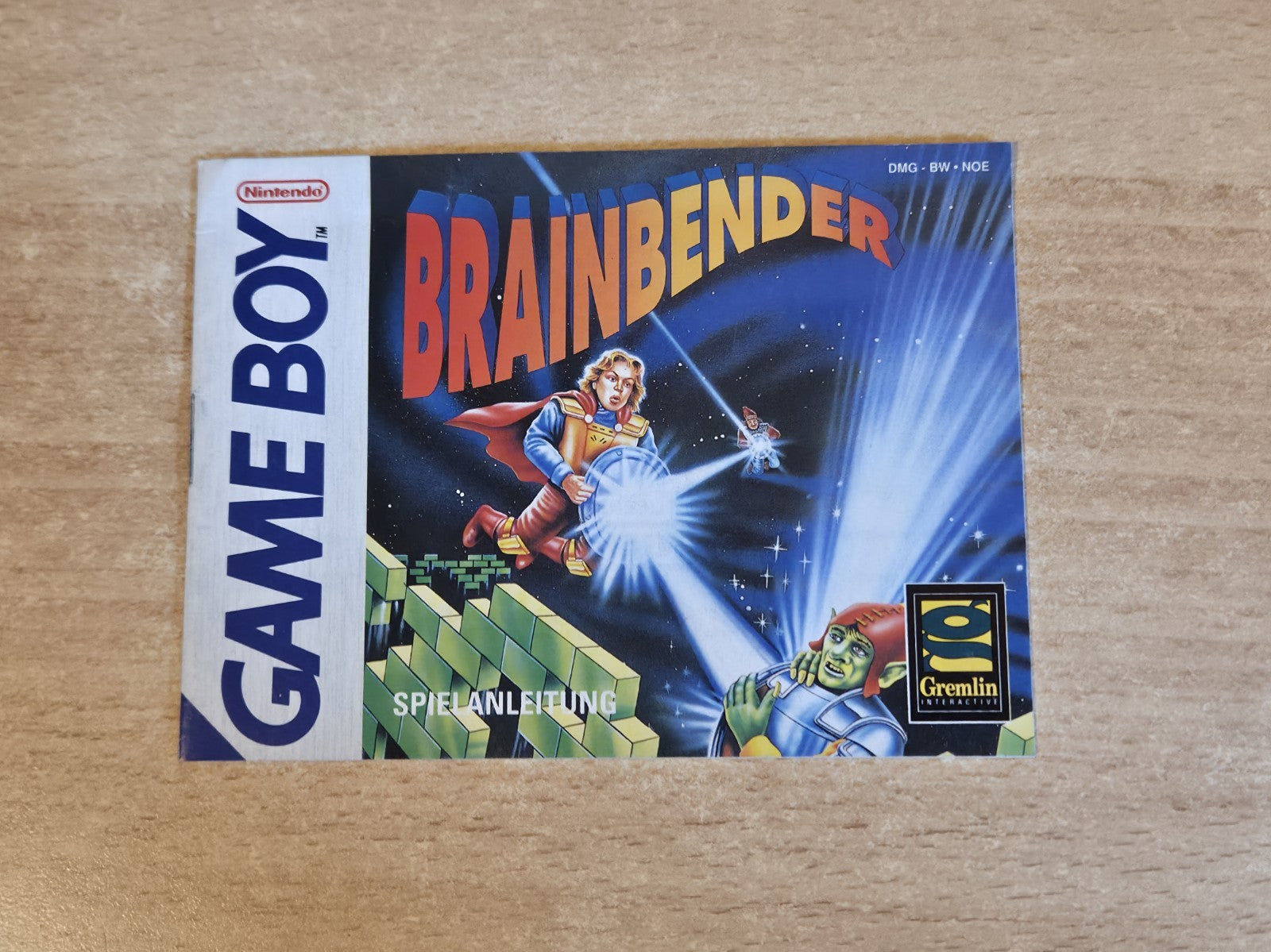 Nintendo Game Boy Classic Brainbender Spielanleitung Instruction Booklet NOE