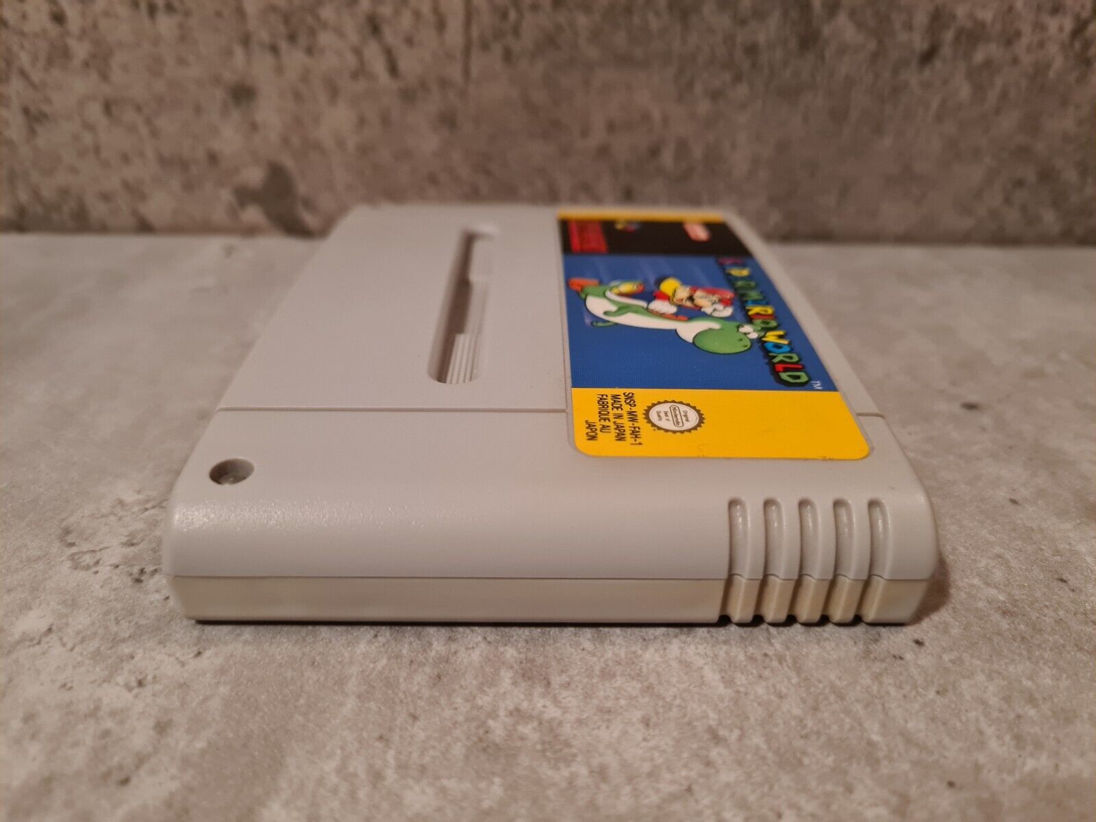 SNES Super Nintendo Super Mario World Modul FAH - T-Retro-Games 