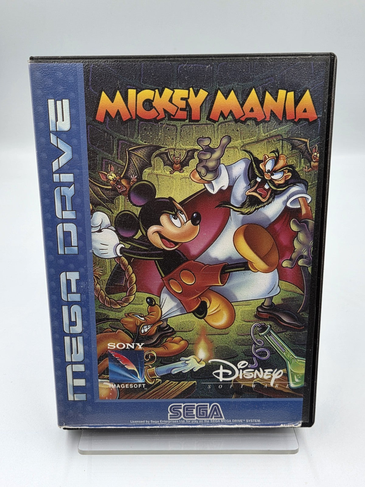 Sega Mega Drive Spiel Mickey Mania mit OVP und Anleitung Multi Language 