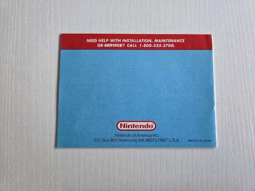 Game Boy Classic Super R.C. Pro-Am Spielanleitung Instruction Booklet USA