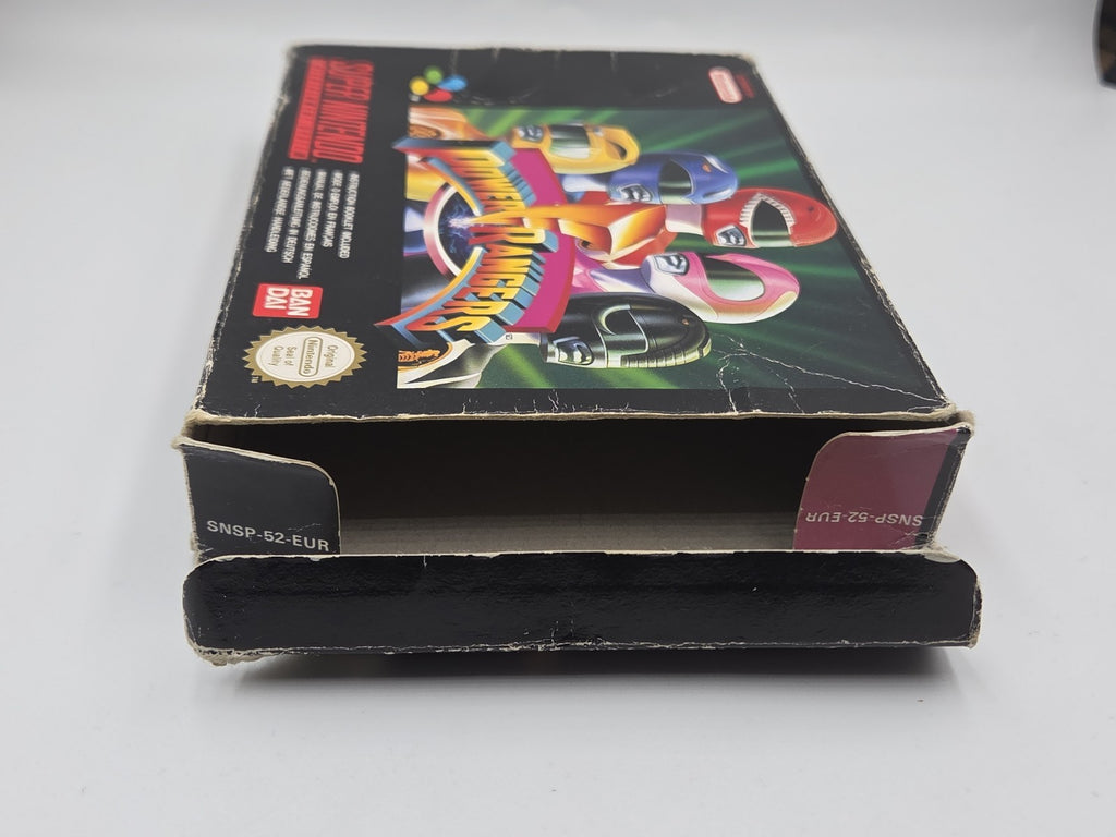 SNES Super Nintendo Power Rangers Leer OVP Empty Box EUR