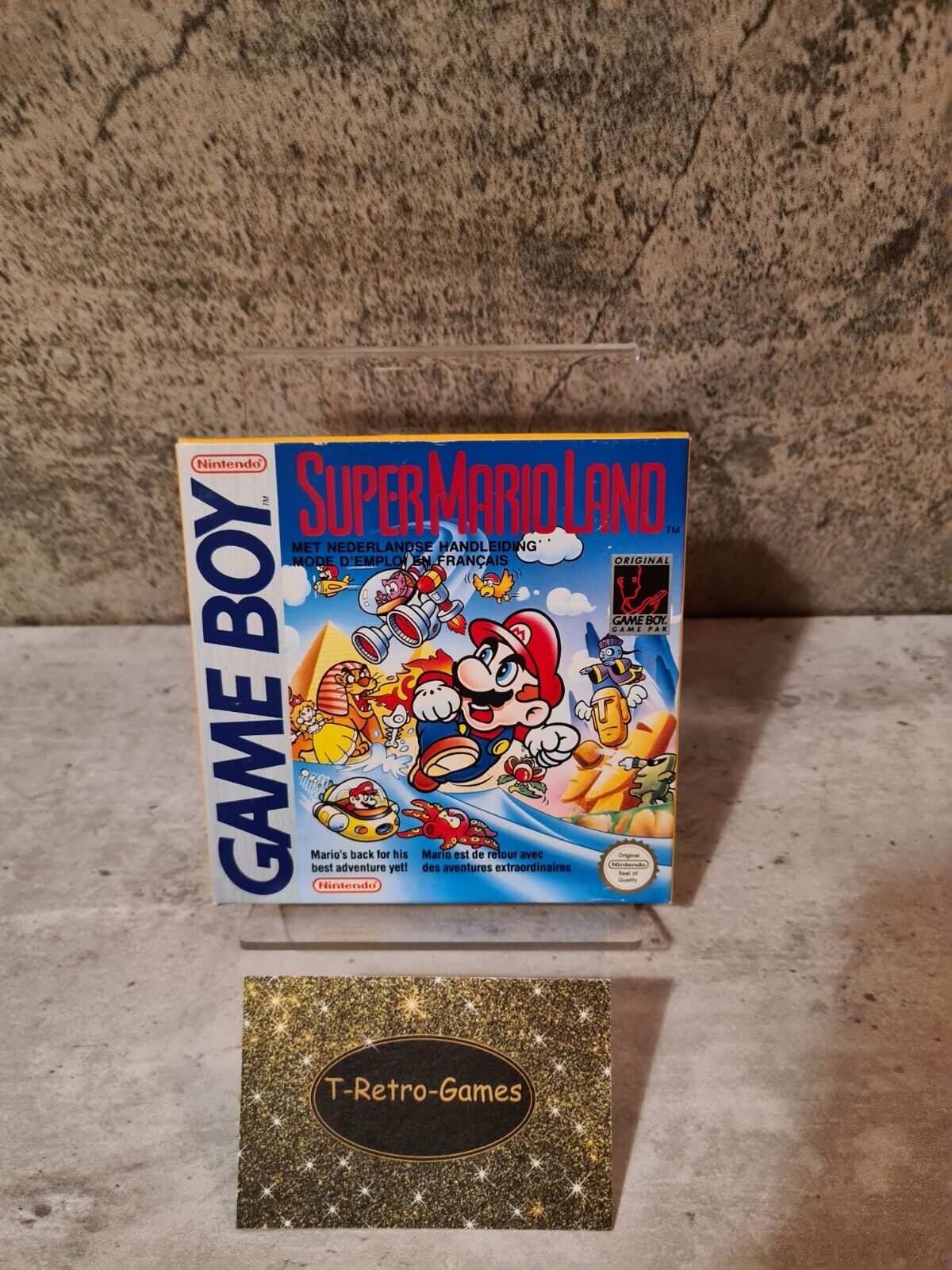 Nintendo Game Boy Classic Spiel Super Mario Land mit OVP und Anleitung FAH - T-Retro-Games 