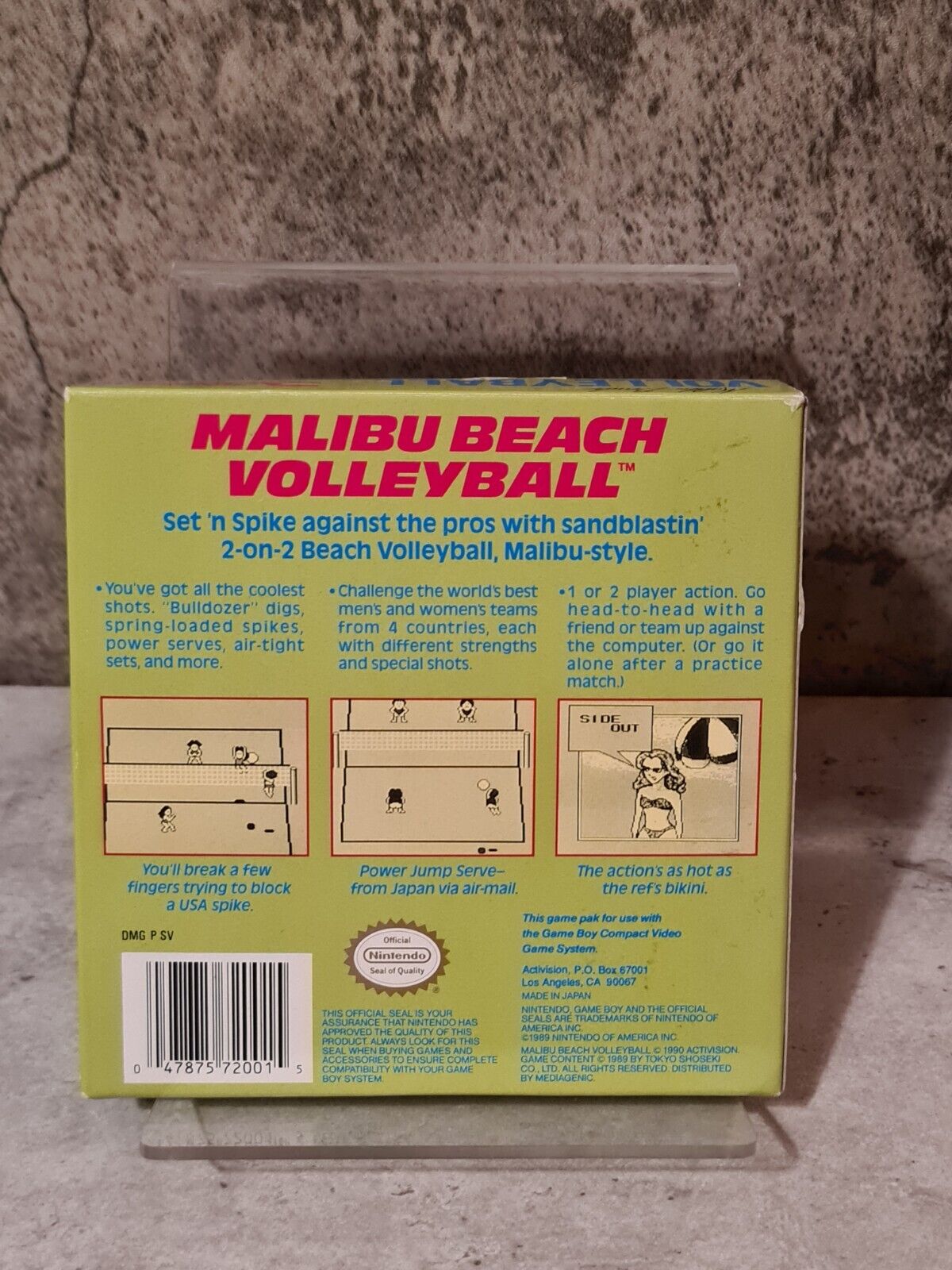 Nintendo Game Boy Classic Malibu Beach Volleyball mit OVP und Anleitung USA - T-Retro-Games 