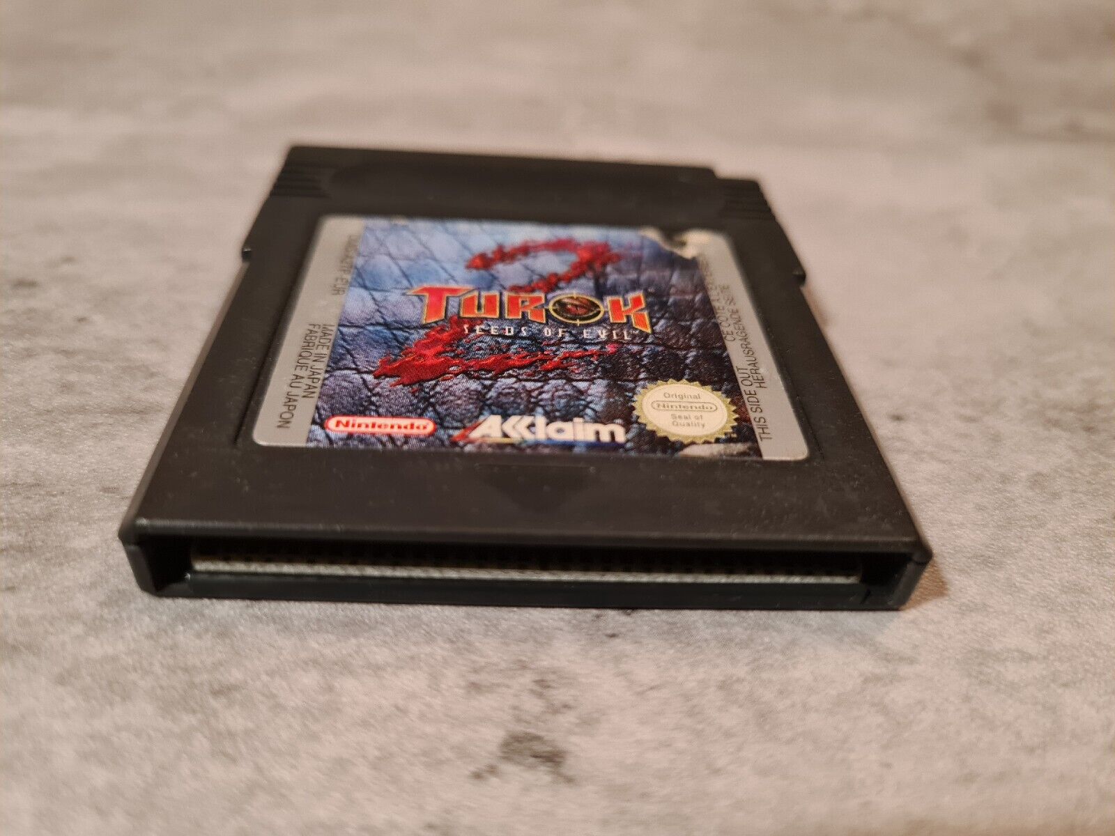 Nintendo Game Boy Color Turok 2 Seeds of Evil EUR Modul - T-Retro-Games 