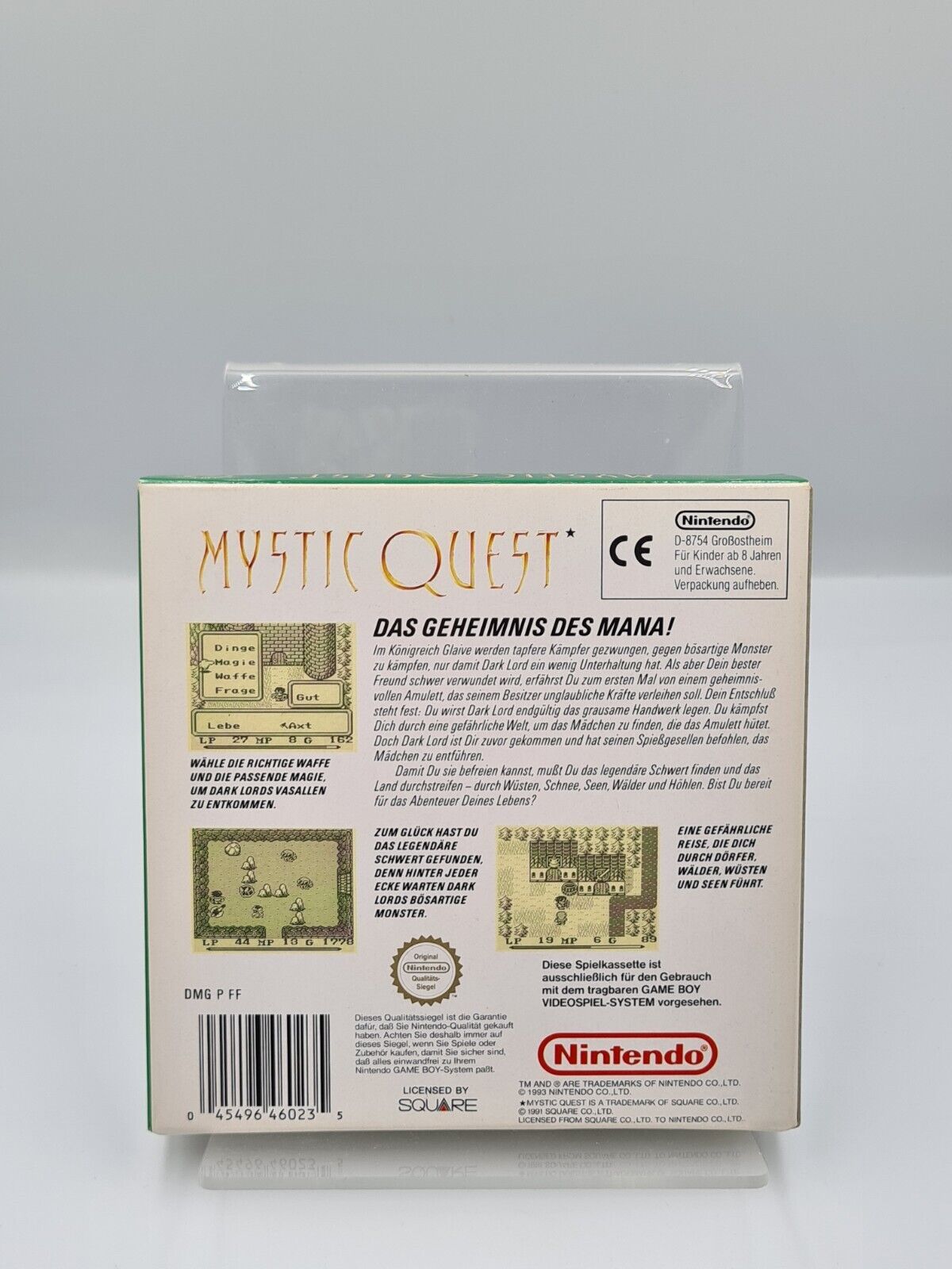 Nintendo Game Boy Classic Mystic Quest mit OVP und Anleitung + Karte NOE - T-Retro-Games 