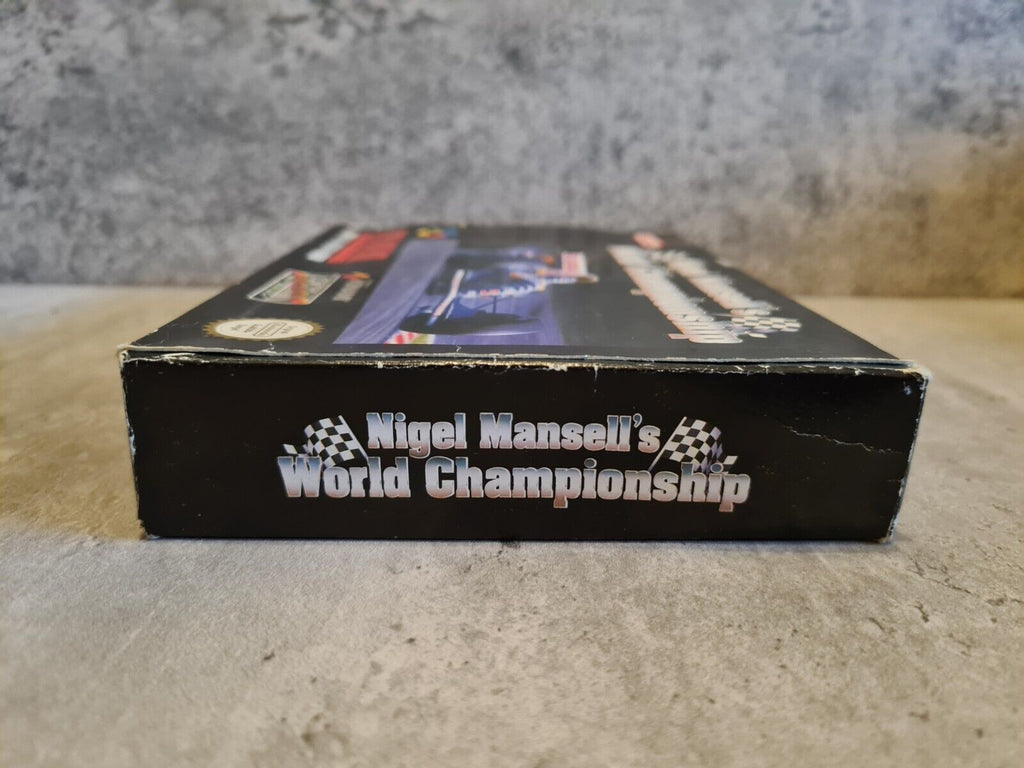 SNES Super Nintendo Nigel Mansell's World Championship mit OVP und Anleitung NOE - T-Retro-Games 