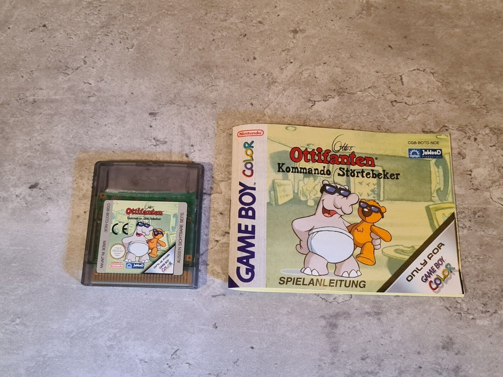 Game Boy Color Spiel Ottifanten Kommando Störtebeker mit OVP und Anleitung NOE - T-Retro-Games 