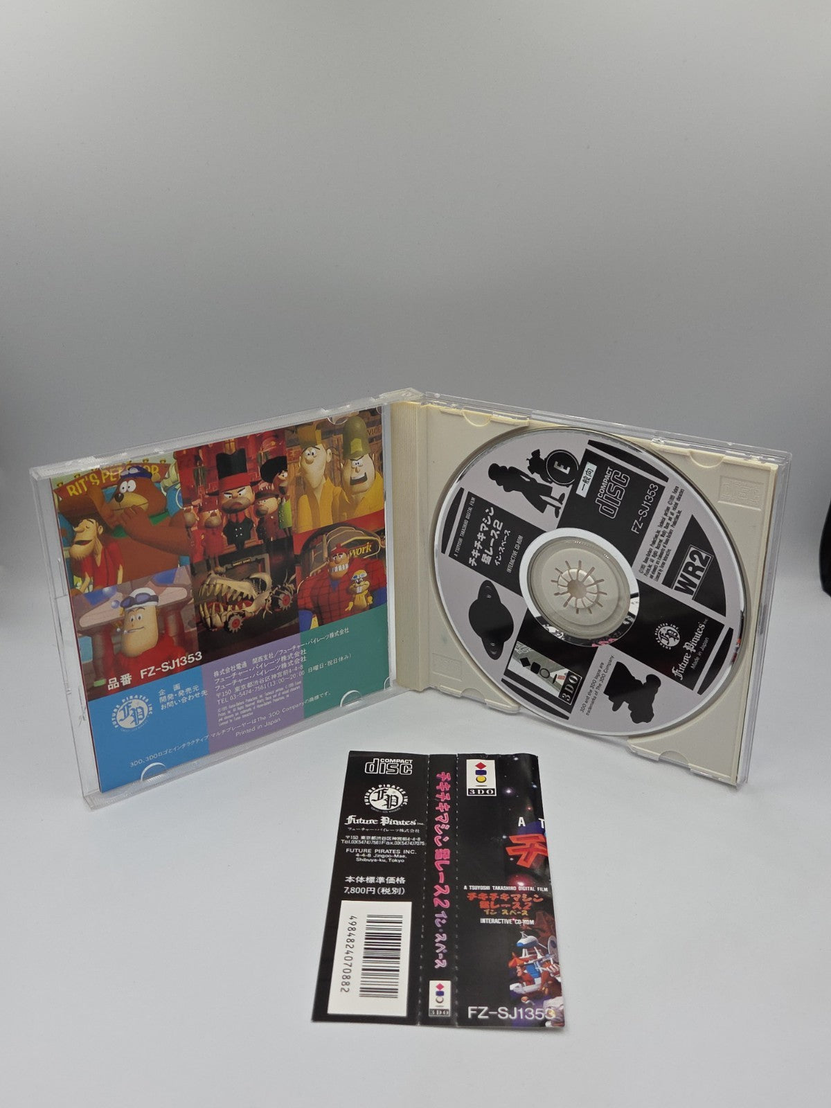 3DO Spiel Wacky Races 2 Chiki Chiki Machine Mou Race 2 mit OVP +Anleitung Japan 
