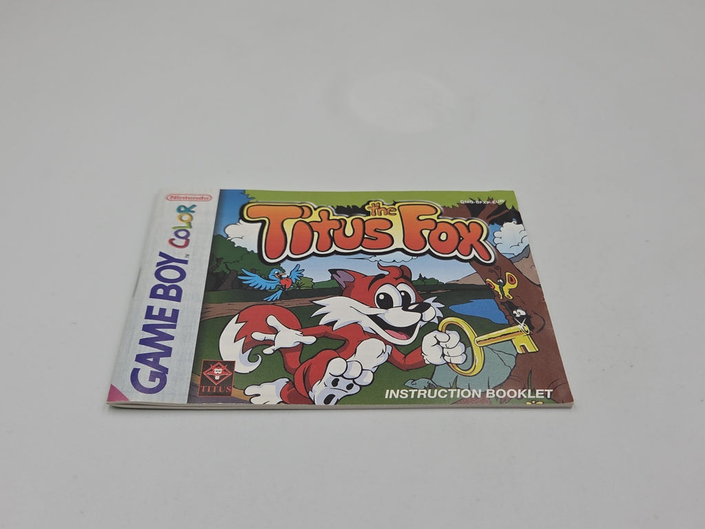 Nintendo Game Boy Color Spiel The Titus Fox mit OVP und Anleitung EUR