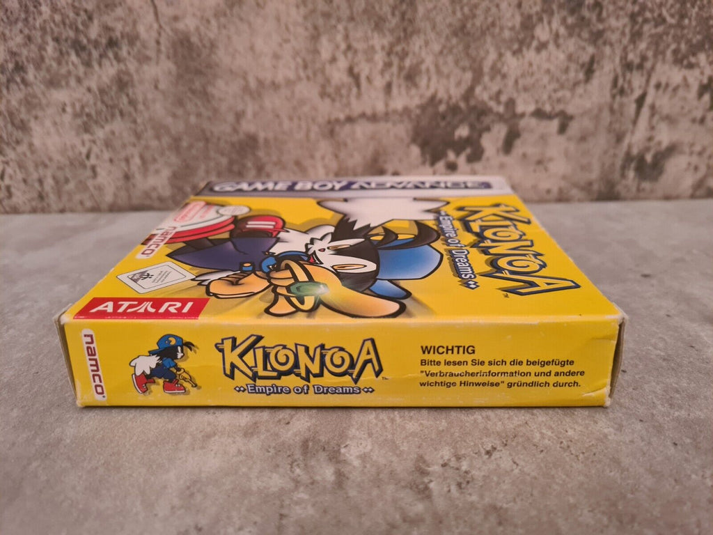 Nintendo Gameboy Advance Klonoa Empire of Dreams mit OVP und Anleitung NOE - T-Retro-Games 
