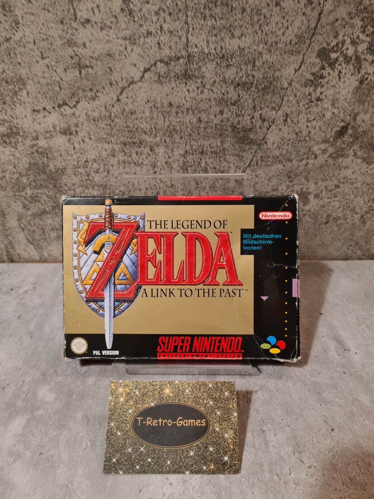 Super Nintendo The Legend of Zelda A Link to the Past mit OVP + Anleitung NOE - T-Retro-Games 