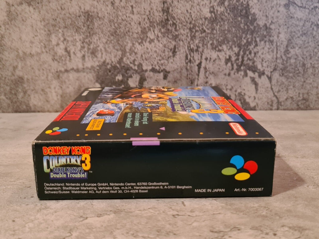 SNES Super Nintendo Donkey Kong Country 3 mit OVP und Anleitung NOE - T-Retro-Games 