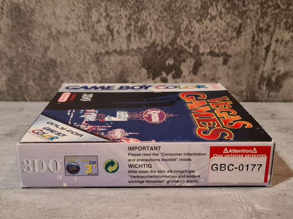 Nintendo Game Boy Color Spiel Vegas Games mit OVP und Anleitung EUR - T-Retro-Games 