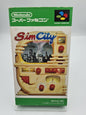 SFC Super Famicom Sim City mit OVP und Anleitung Japan