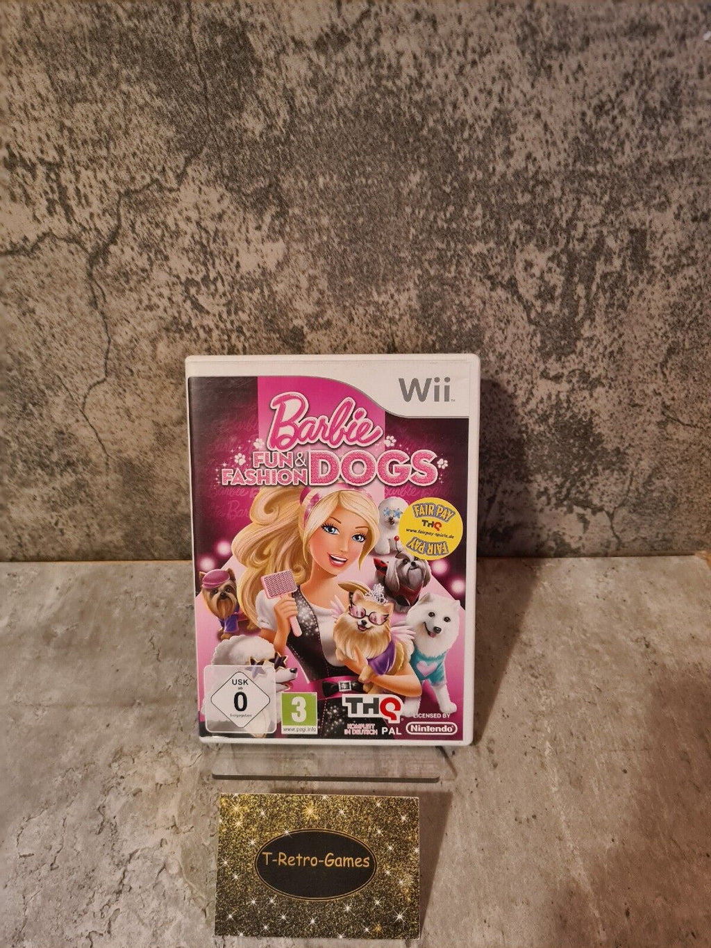 Nintendo Wii Spiel Barbie Dogs Fun & Fashion mit OVP und Anleitung GER - T-Retro-Games 