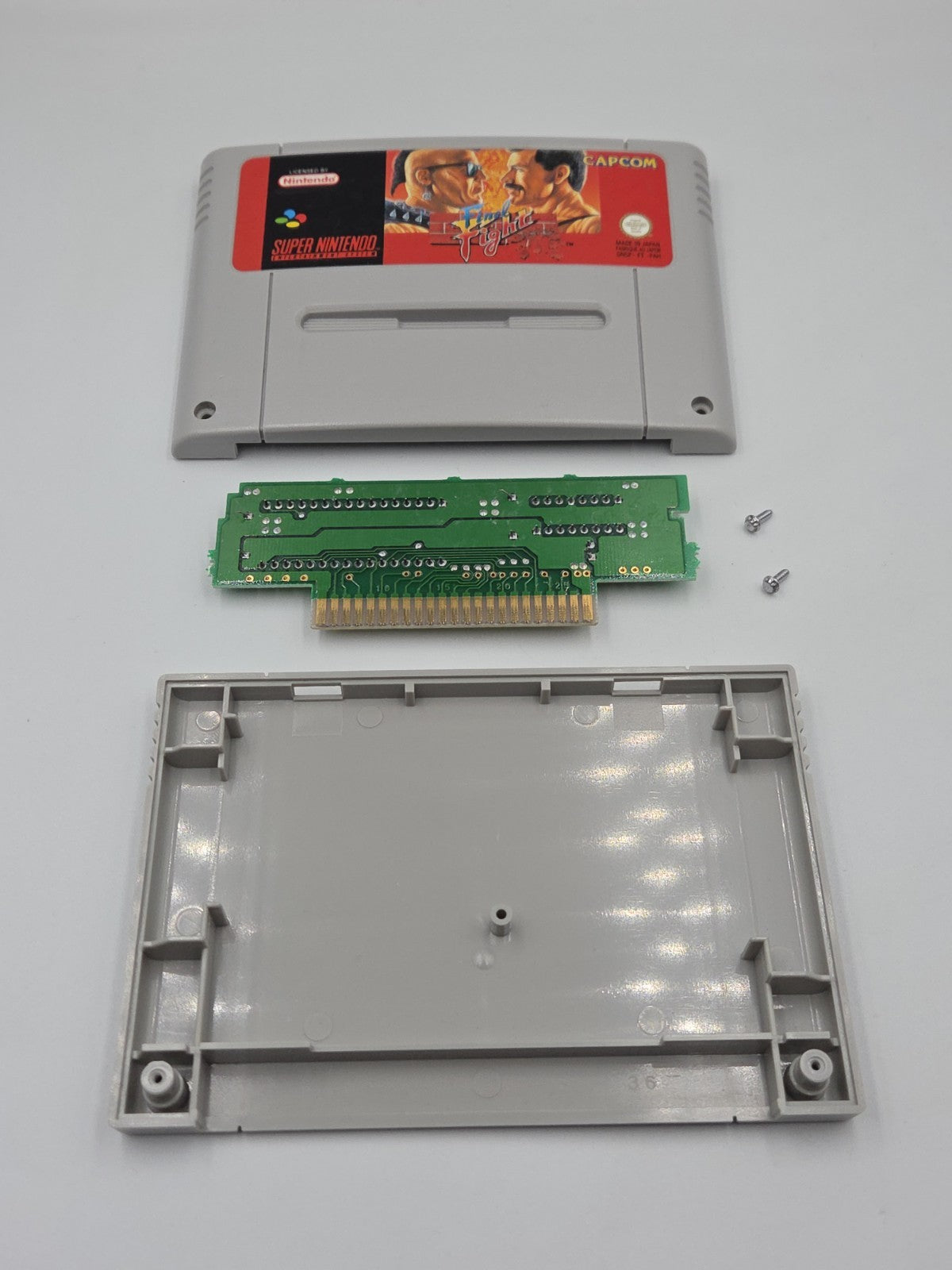SNES Super Nintendo Spiel Final Fight Modul FAH