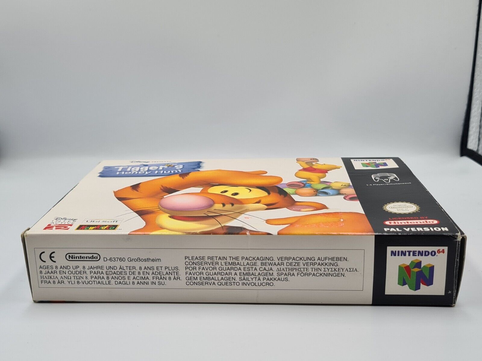 N64 Nintendo 64 Disney's Tigger's Honey Hunt mit OVP und Anleitung EUR - T-Retro-Games 