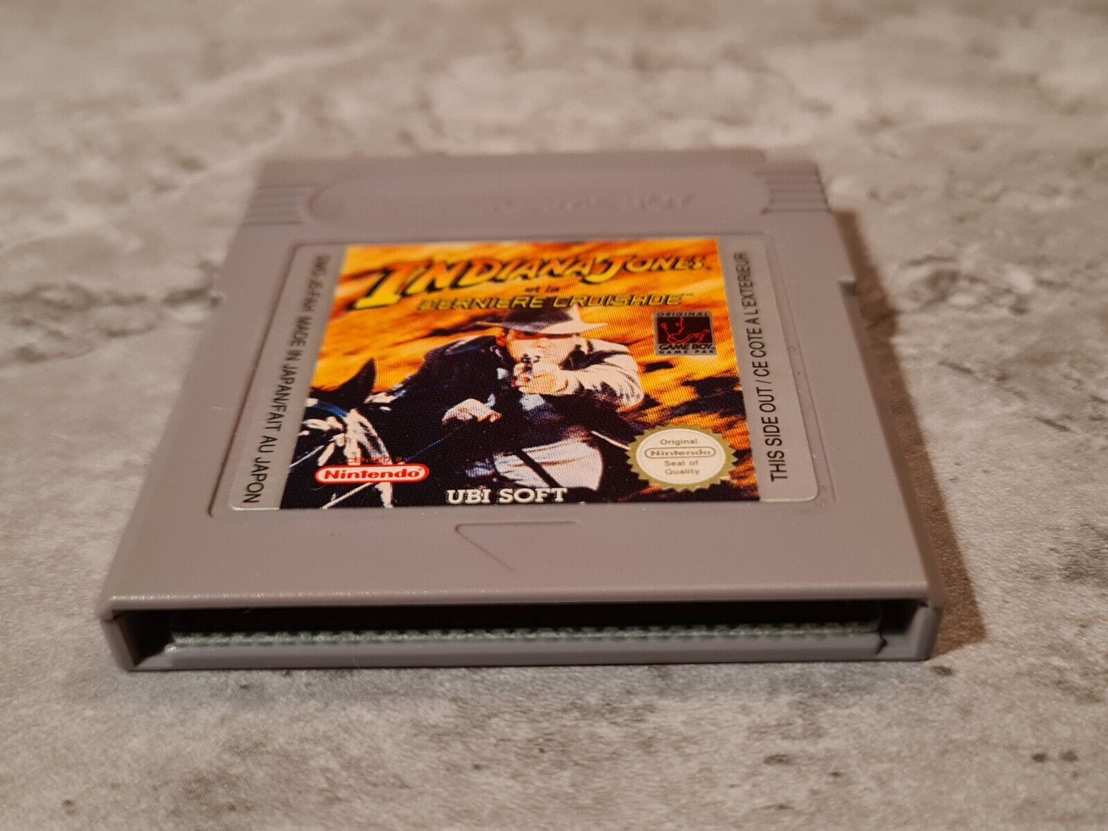 Nintendo Game Boy Classic Spiel Indiana Jones et la Derniere Croisade Modul FAH - T-Retro-Games 