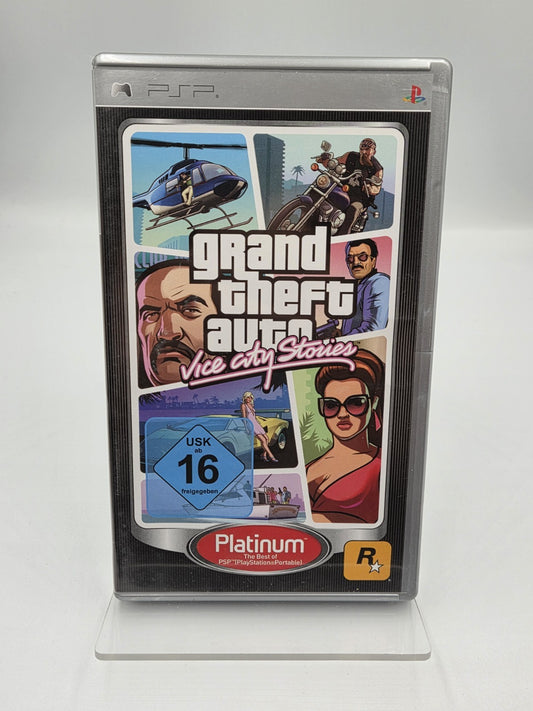 Sony PSP Grand Theft Auto Vice City Stories mit OVP und Anleitung + Poster