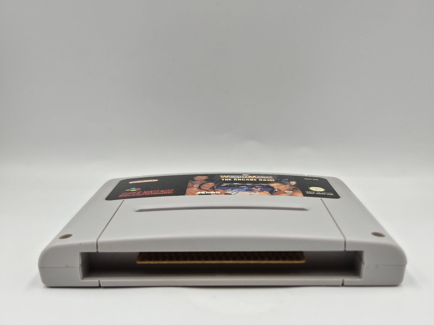 SNES Super Nintendo Spiel WWF Wrestlemania The Arcade Game EUR Modul