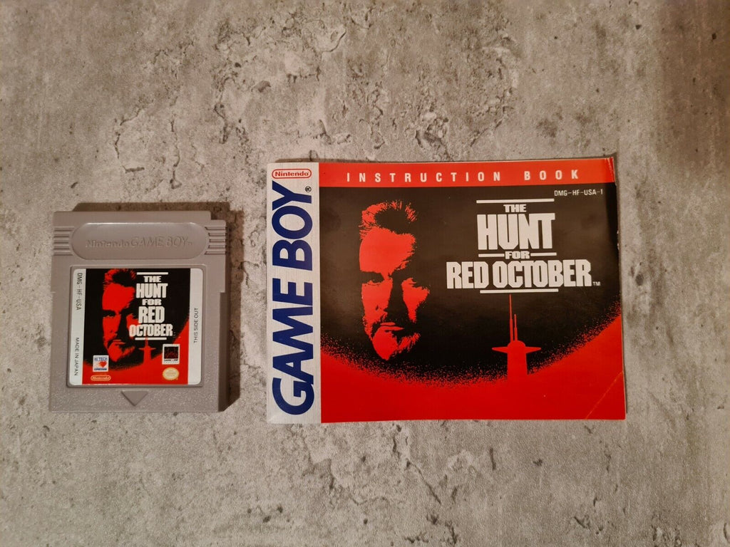 Nintendo Game Boy Classic The Hunt for Red October mit OVP und Anleitung USA - T-Retro-Games 