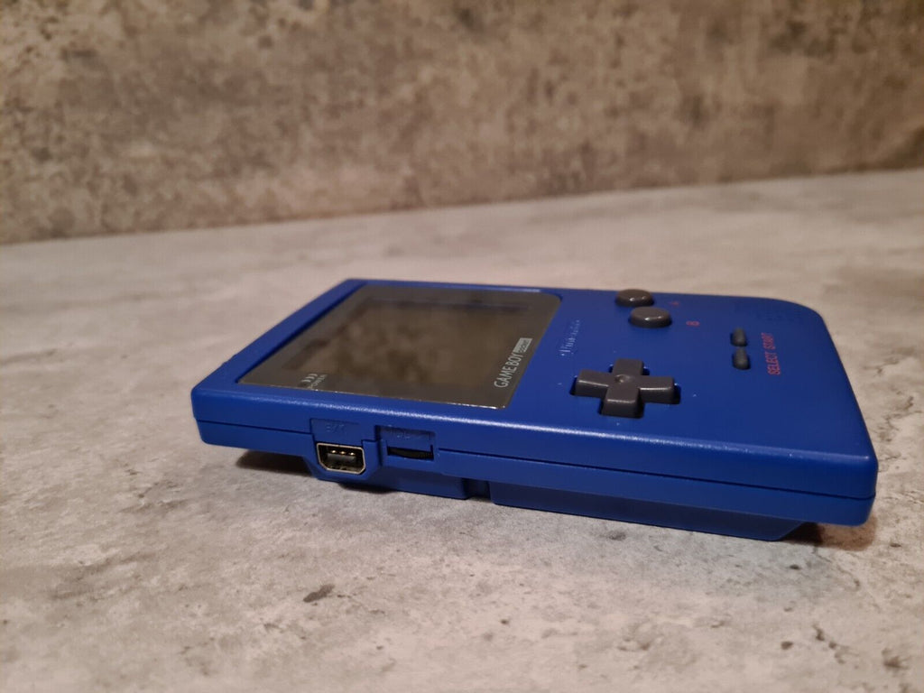 Game Boy Pocket OVP Console Konsole FAH Blau Blue - T-Retro-Games 