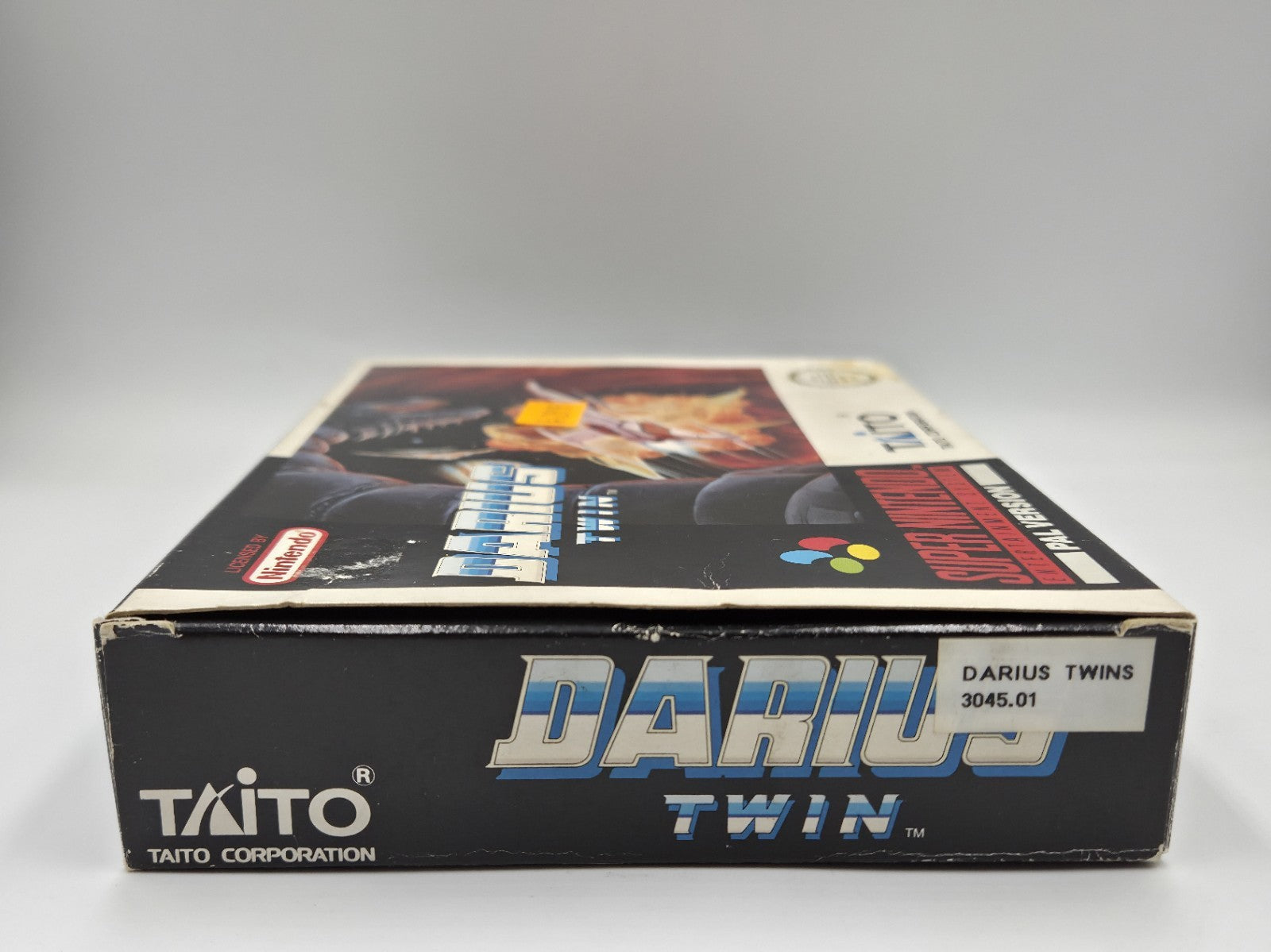 SNES Super Nintendo Spiel Darius Twin mit OVP und Anleitung NOE 