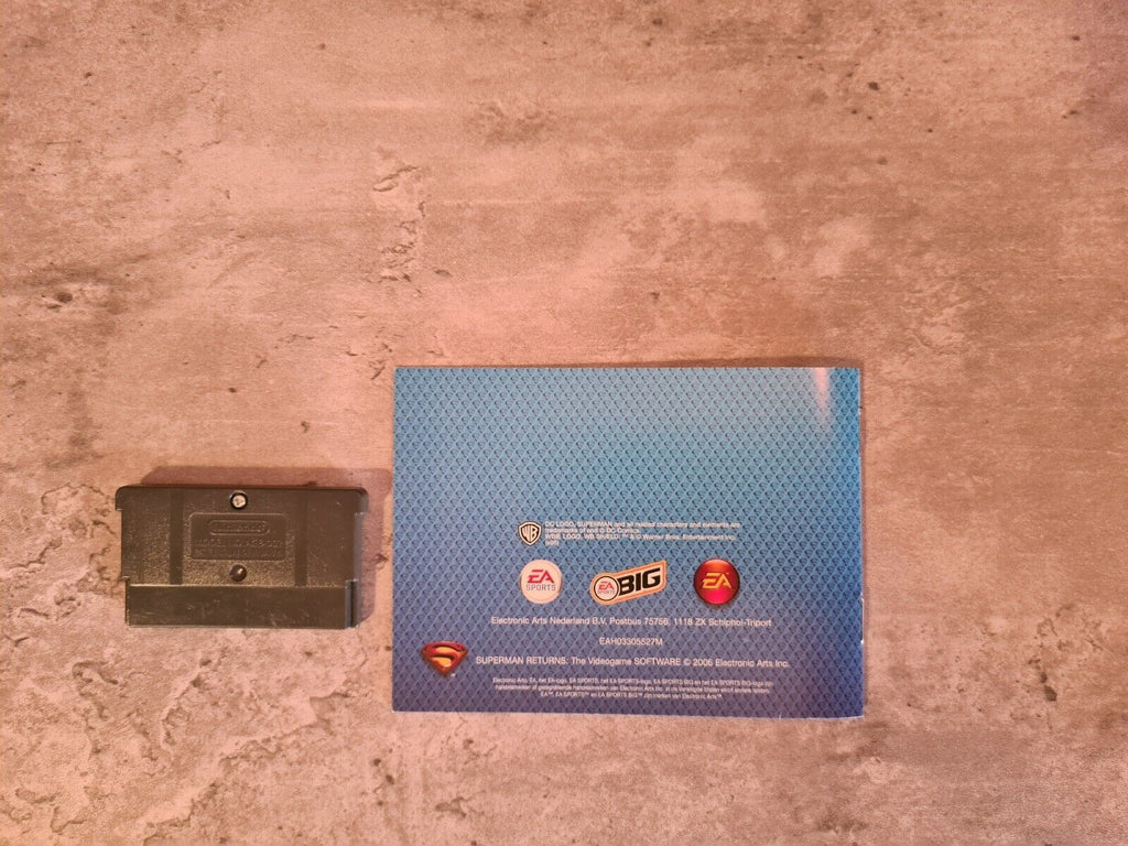 Nintendo Gameboy Advance Superman Returns mit OVP und Anleitung HOL - T-Retro-Games 