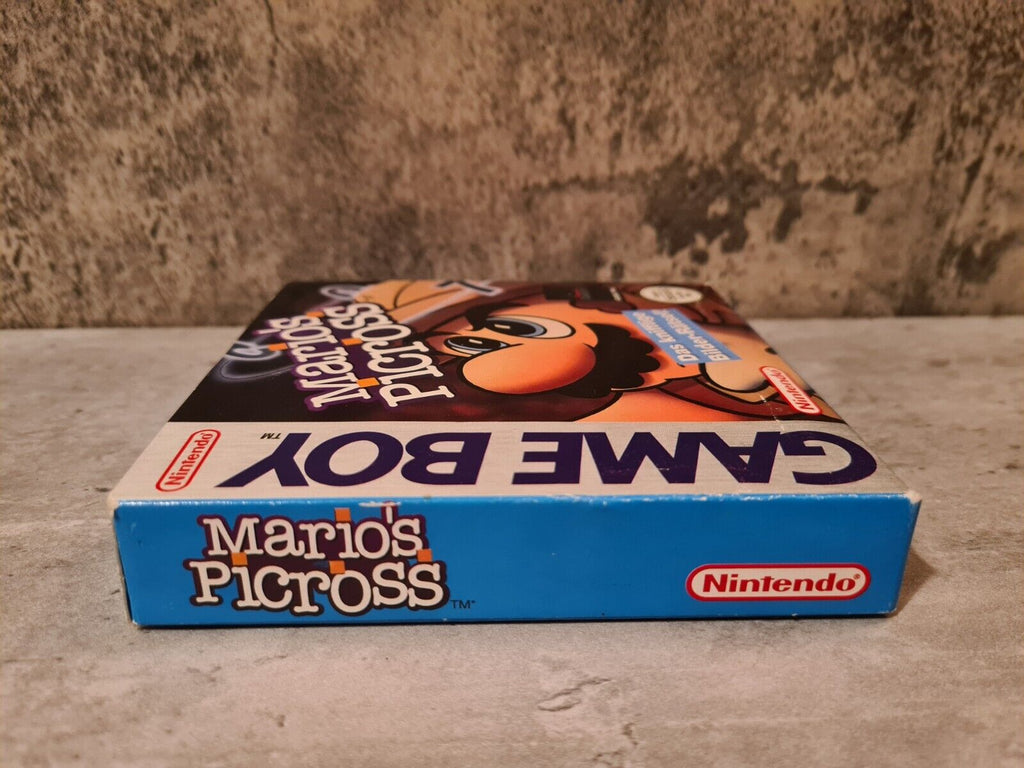 Nintendo Game Boy Classic Mario's Picross mit OVP und Anleitung NOE - T-Retro-Games 