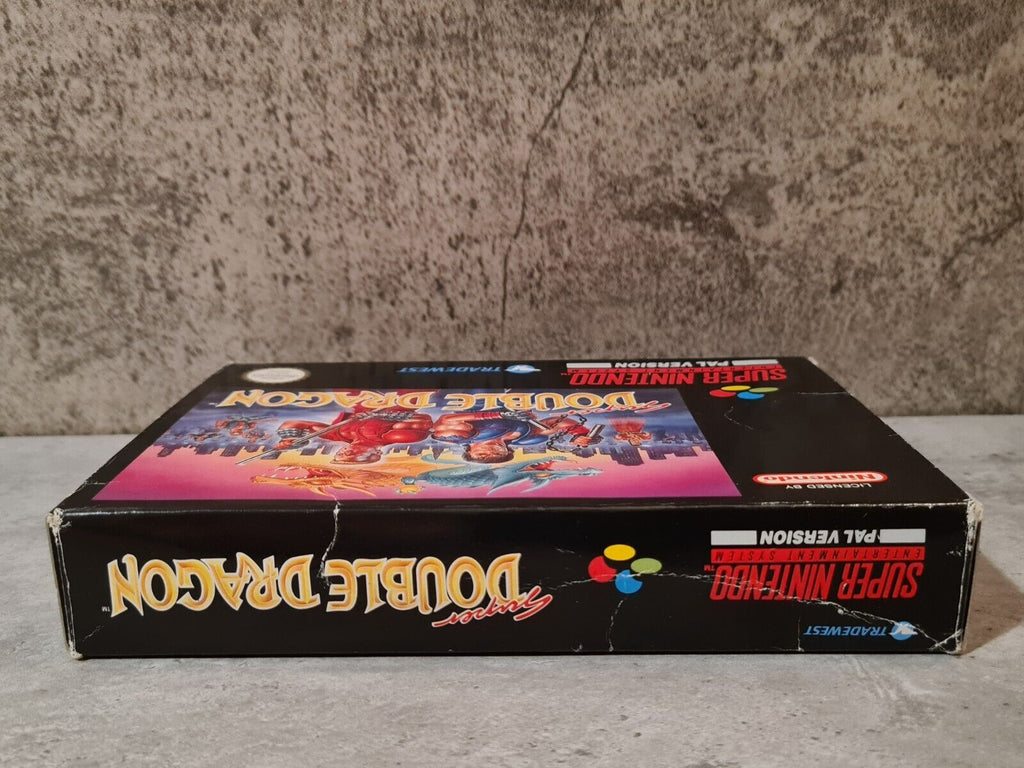 SNES Super Nintendo Super Double Dragon mit OVP und Anleitung FRG - T-Retro-Games 