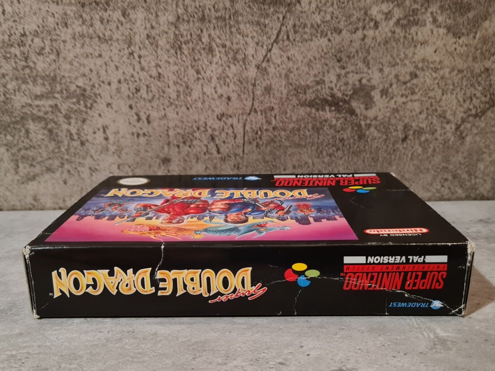 SNES Super Nintendo Super Double Dragon mit OVP und Anleitung FRG - T-Retro-Games 