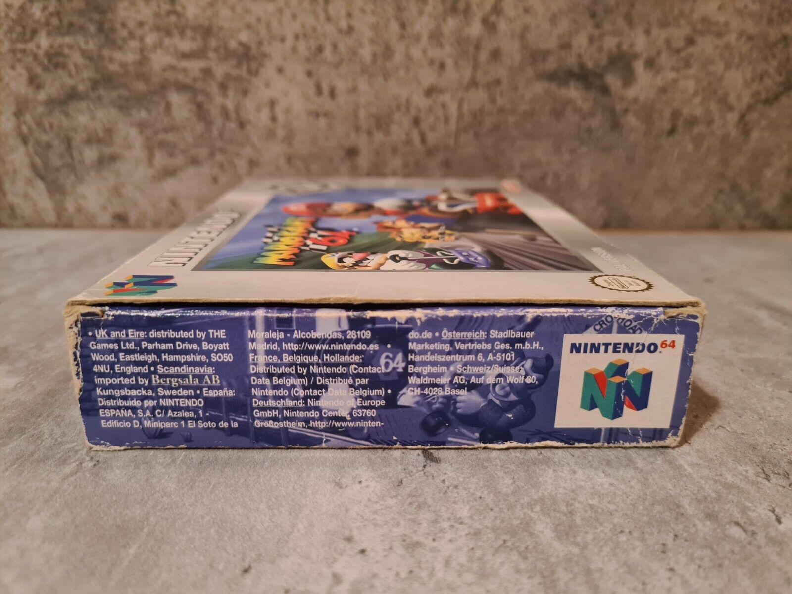 N64 Nintendo 64 Mario Kart 64 mit OVP und Anleitung EUR - T-Retro-Games 