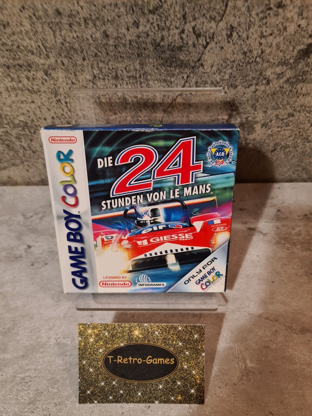 Gameboy Color Spiel Die 24 Stunden von Le Mans mit OVP und Anleitung NOE - T-Retro-Games 