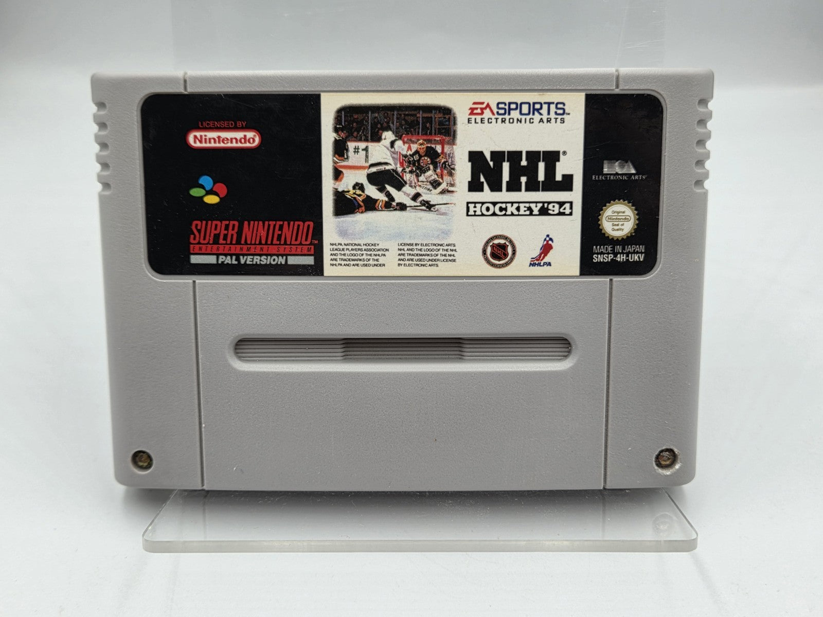 SNES Super Nintendo NHL Hockey 94 Modul UKV