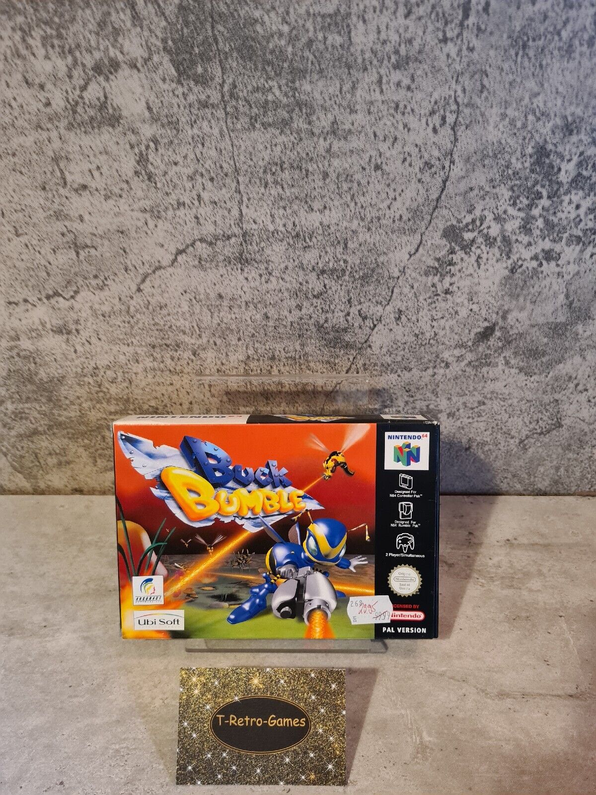 N64 Nintendo 64 Buck Bumble mit OVP und Anleitung EUR - T-Retro-Games 