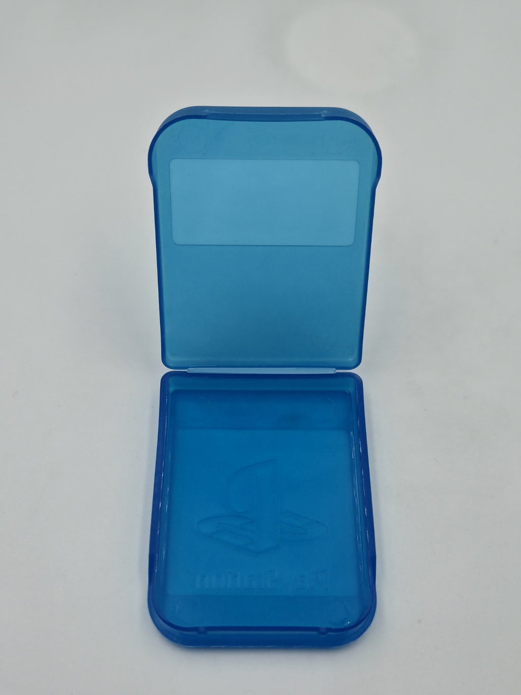 PS1 Playstation 1 Schutzhülle Blau Blue PS1 Memory Card Case