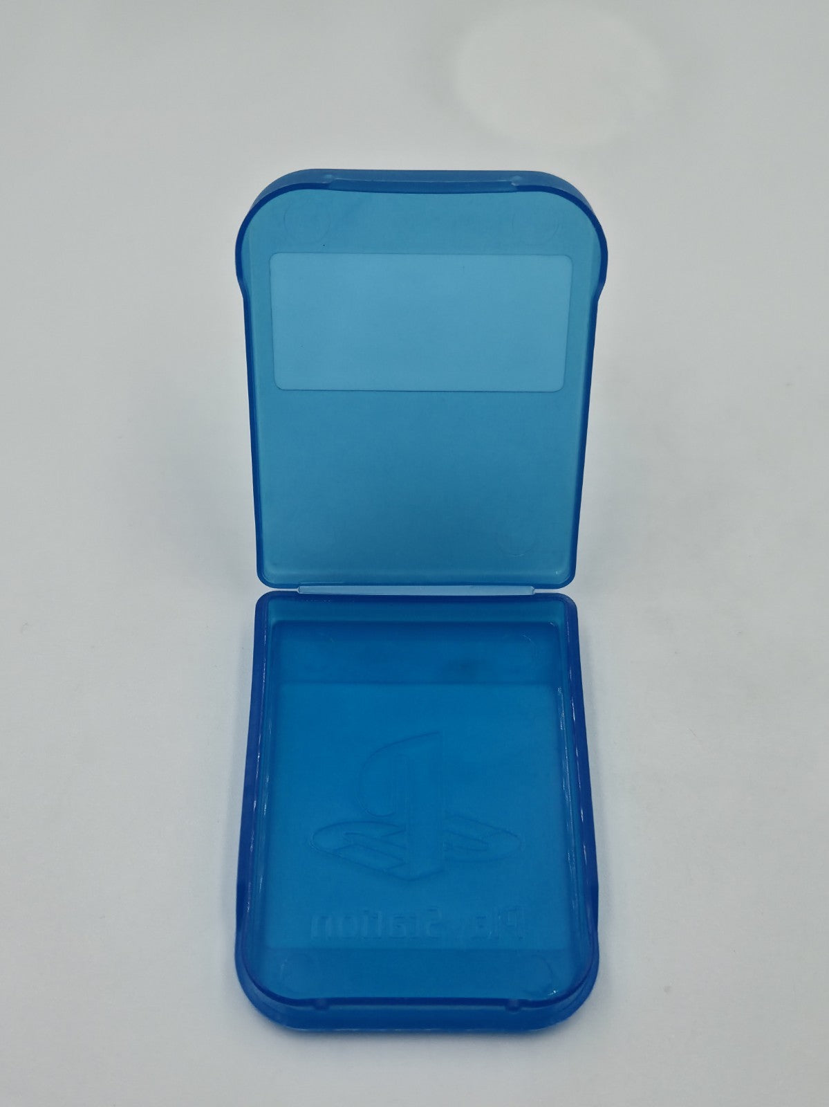 PS1 Playstation 1 Schutzhülle Blau Blue PS1 Memory Card Case