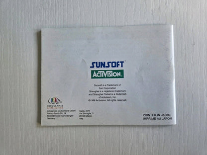 Nintendo Game Boy Color Spielanleitung Shanghai Pocket EUU