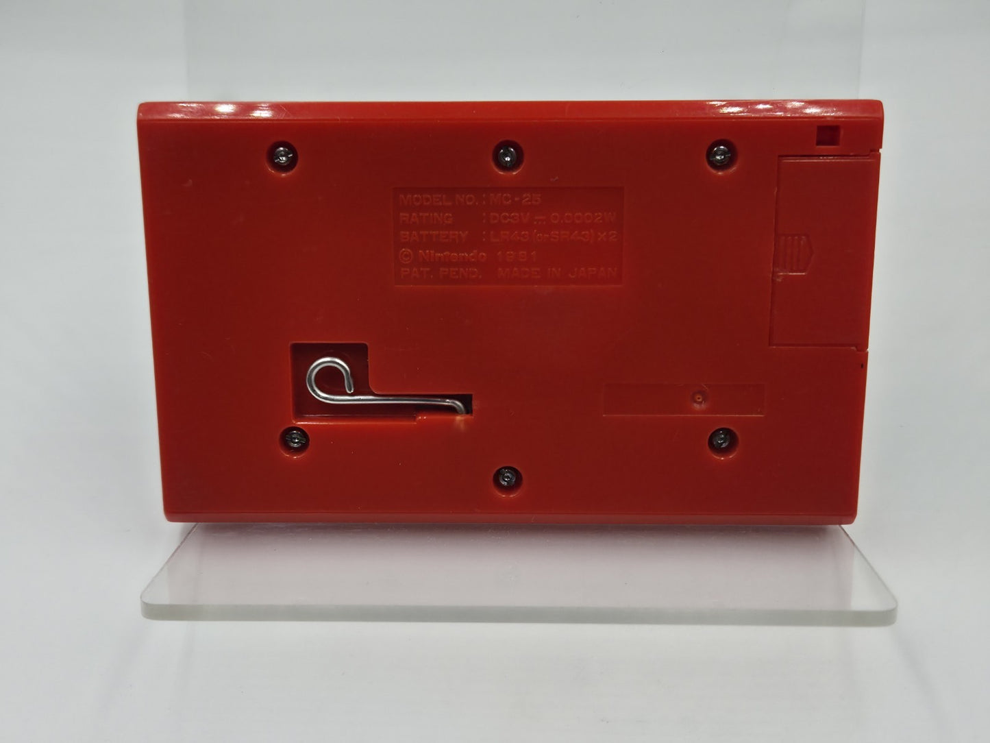 Nintendo Game & Watch Mickey Mouse Konsole Console 1981 Wide Screen