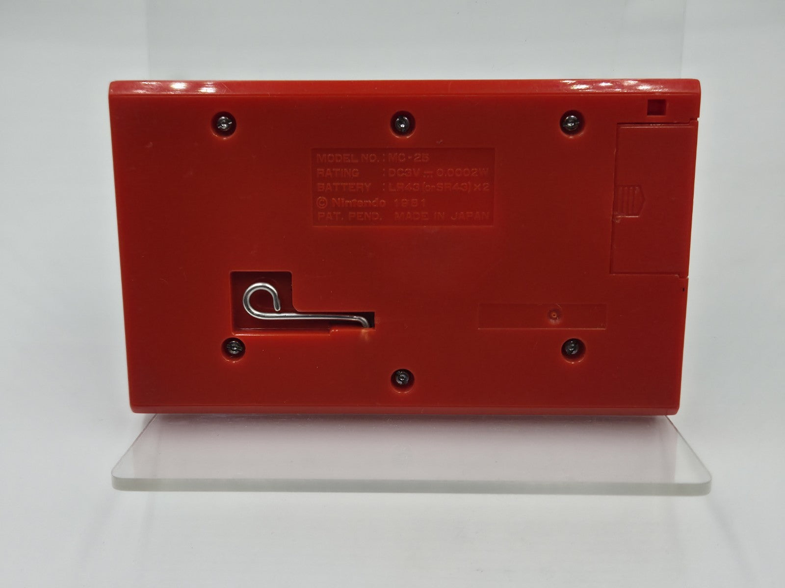 Nintendo Game & Watch Mickey Mouse Konsole Console 1981 Wide Screen