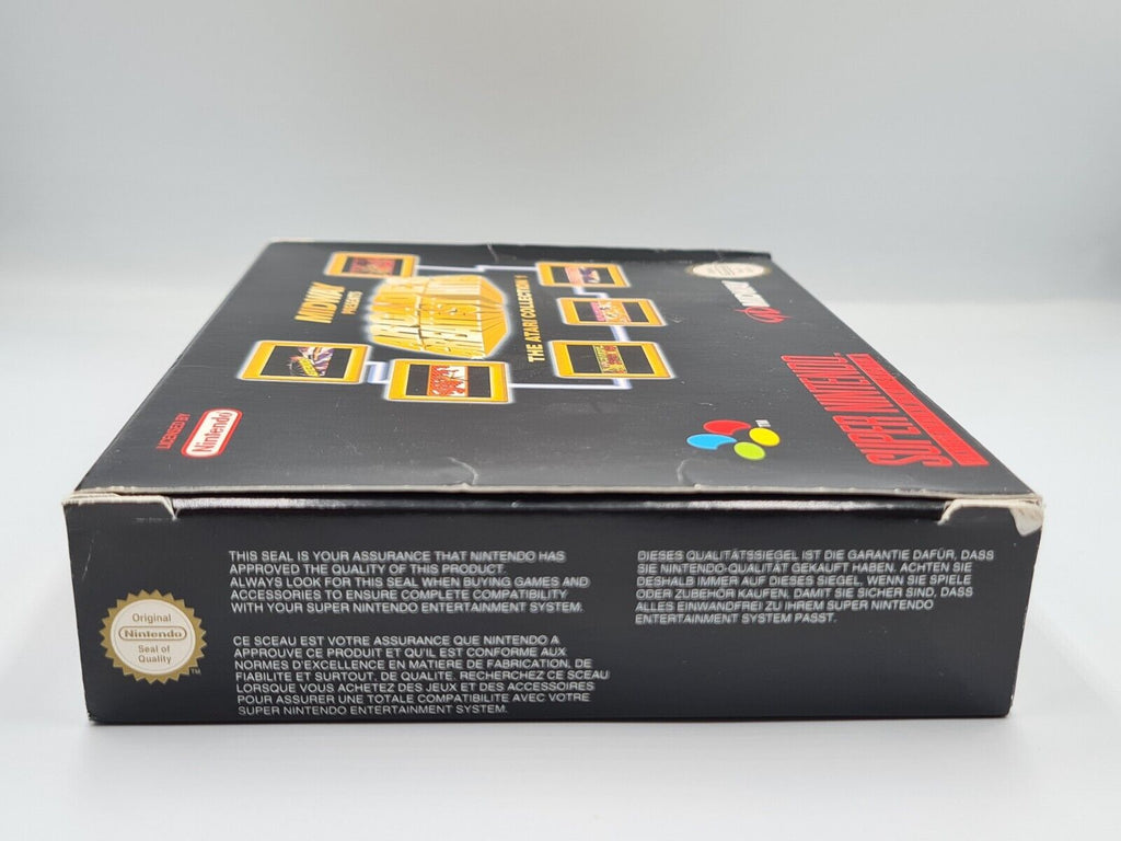 SNES Super Nintendo Arcade's Greatest Hits mit OVP und Anleitung EUR - T-Retro-Games 