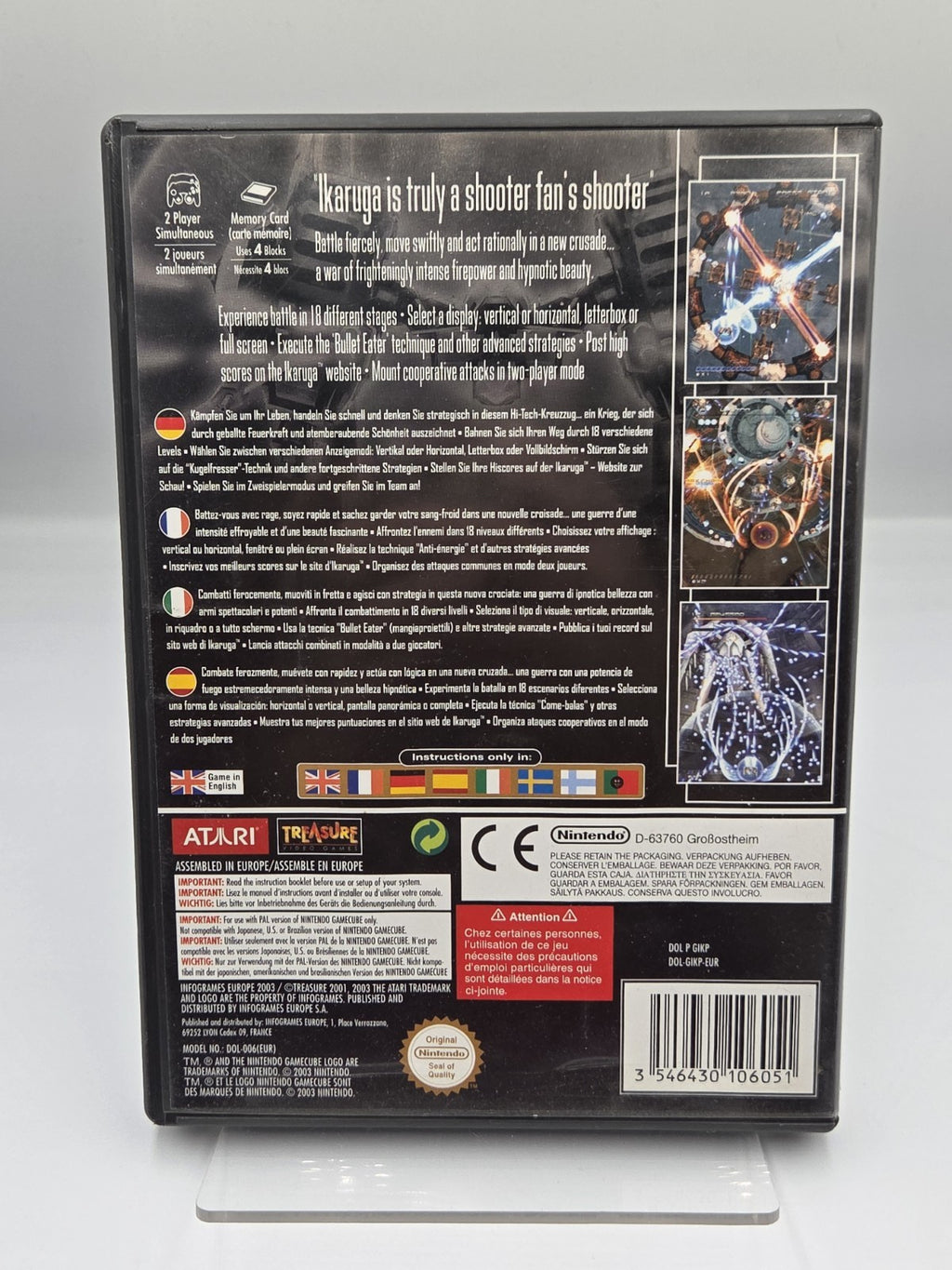 Nintendo GameCube Ikaruga mit OVP und Anleitung EUR - T-Retro-Games 