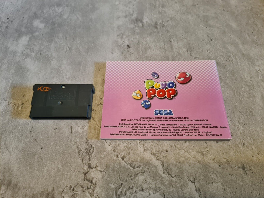 Gameboy Advance Puyo Pop mit OVP und Anleitung EUR - T-Retro-Games 