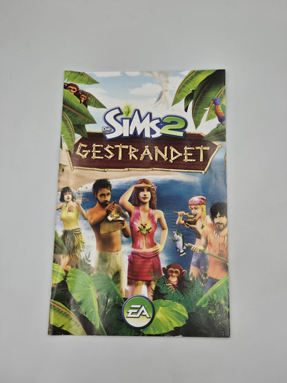 PS2 Playstation 2 Spiel Die Sims 2 Gestrandet mit OVP und Anleitung Deutsch