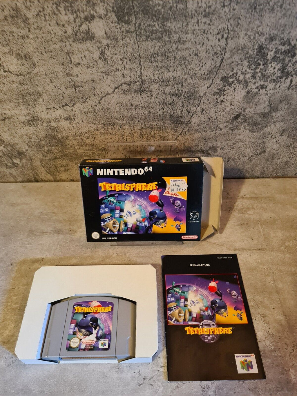 N64 Nintendo 64 Tetrisphere mit OVP und Anleitung NOE - T-Retro-Games 