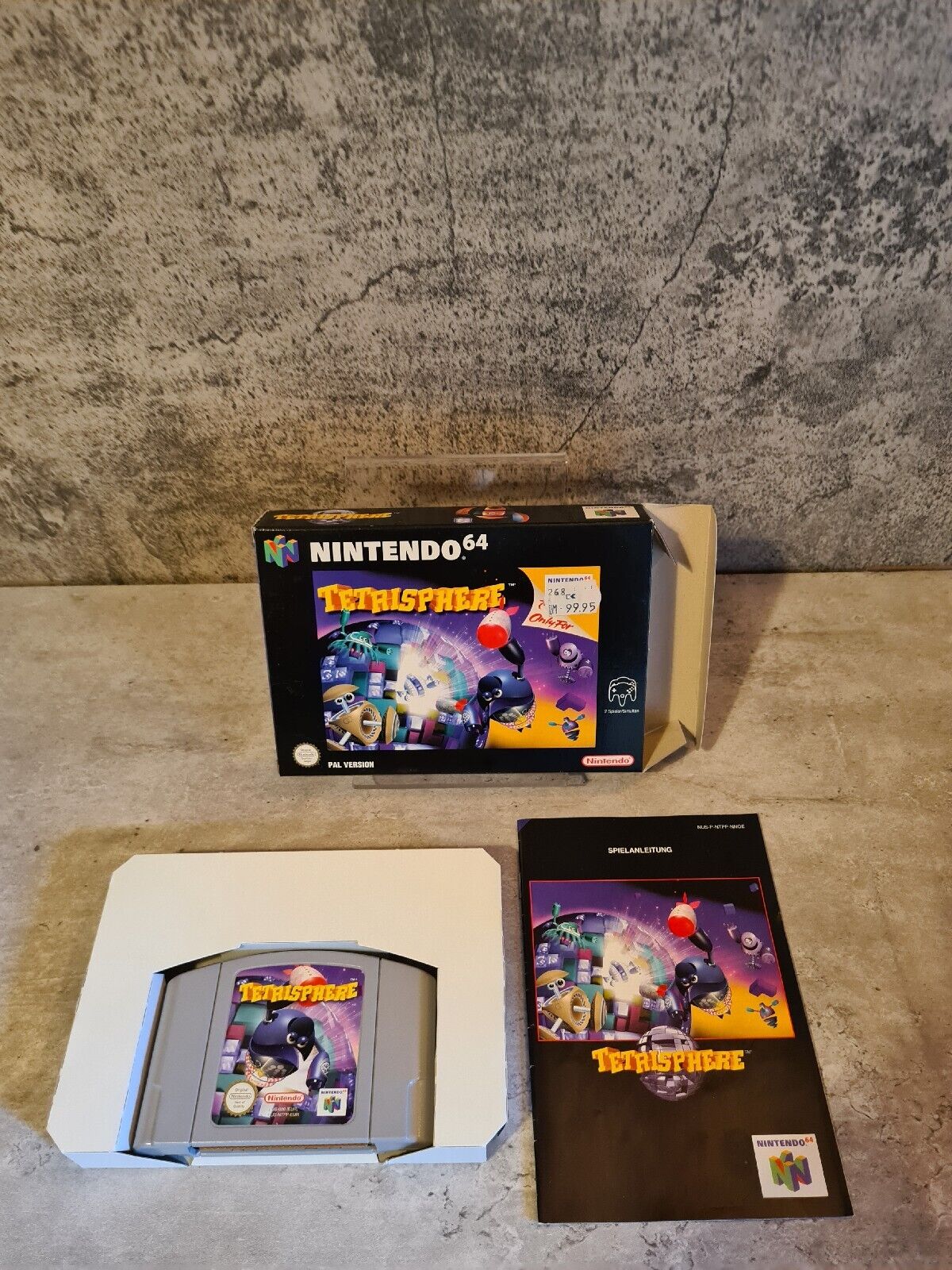 N64 Nintendo 64 Tetrisphere mit OVP und Anleitung NOE - T-Retro-Games 